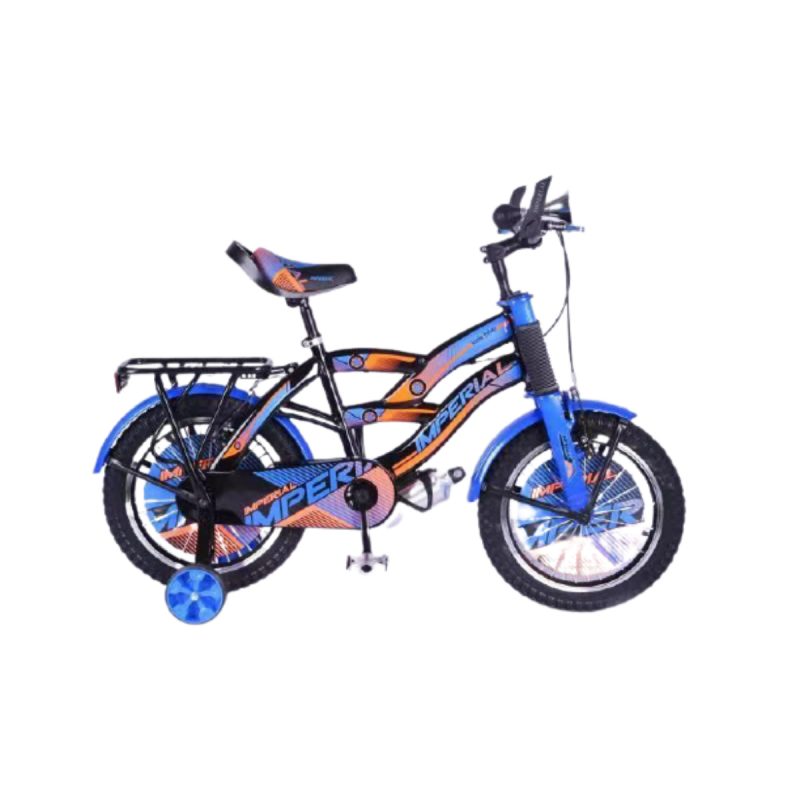 kid freestyle bicycle with training wheels & kickstand child's bike