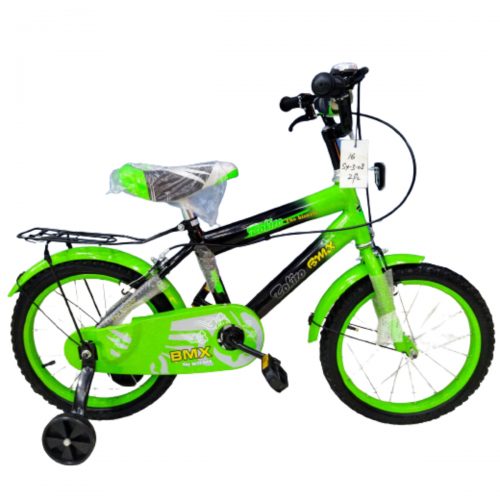 kids bicycle with training wheel options and with steel frame
